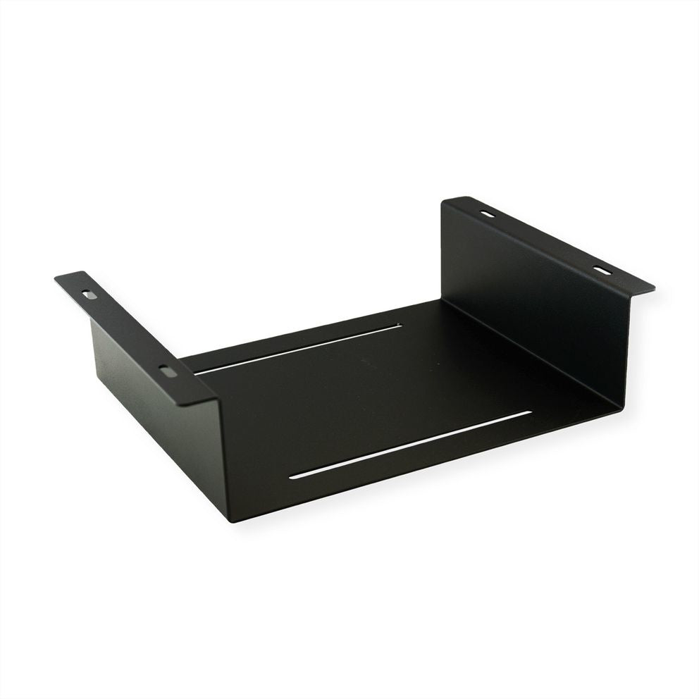 ROLINE CPU-Halterung (Untertisch) – bis 10 kg, Schwarz, Metall