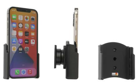 Brodit Swivel 711235 – Auto-Halterung – 360° drehbar, Lüftungsschlitz – für iPhone 12/12 Pro – Schwarz