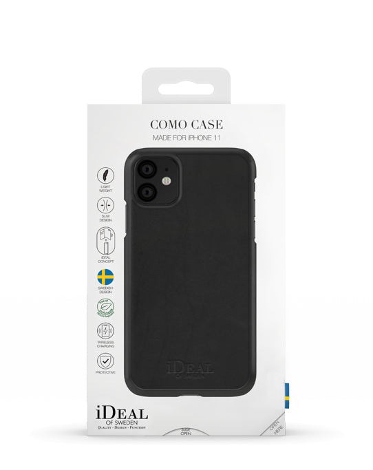 Ideal of Sweden – Backcover Como Case – für Apple iPhone 11 – schwarz – Kunstleder