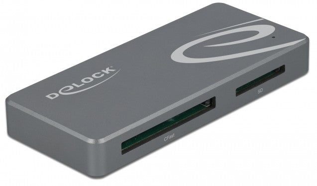 DeLOCK Multiport-Adapter – USB-C, 1× USB-A, 1× USB-C, CFast, SD, für Windows/Mac