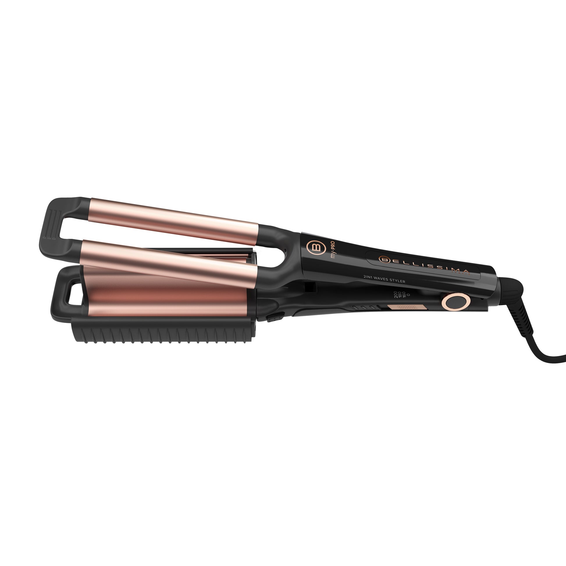Bellissima Lockenstab GT20 400 – Keramikplatten, 160–200 °C – Schwarz