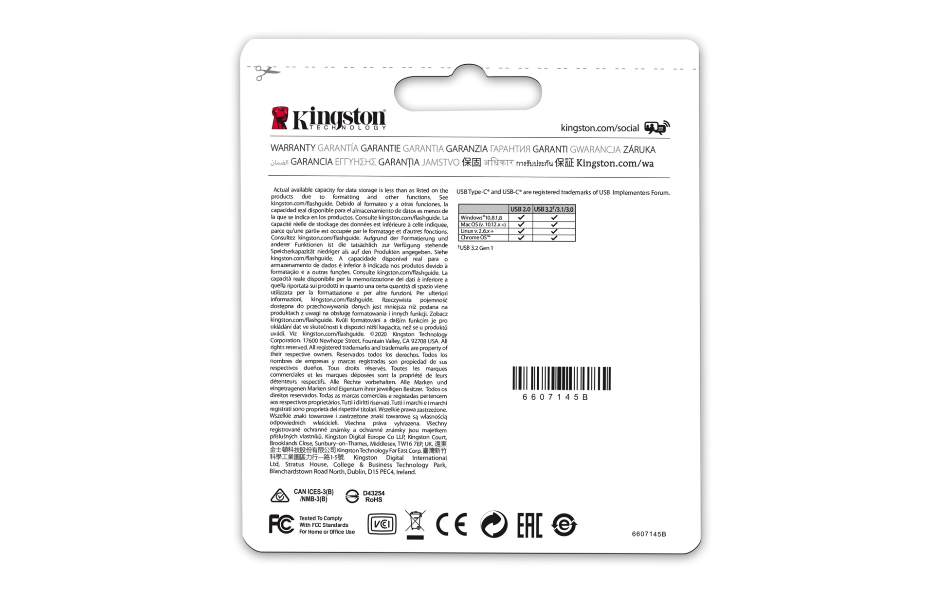 Kingston Technology Kingston DataTraveler MicroDuo 3C USB-Stick – 64 GB, USB-A + USB-C, 200 MB/s