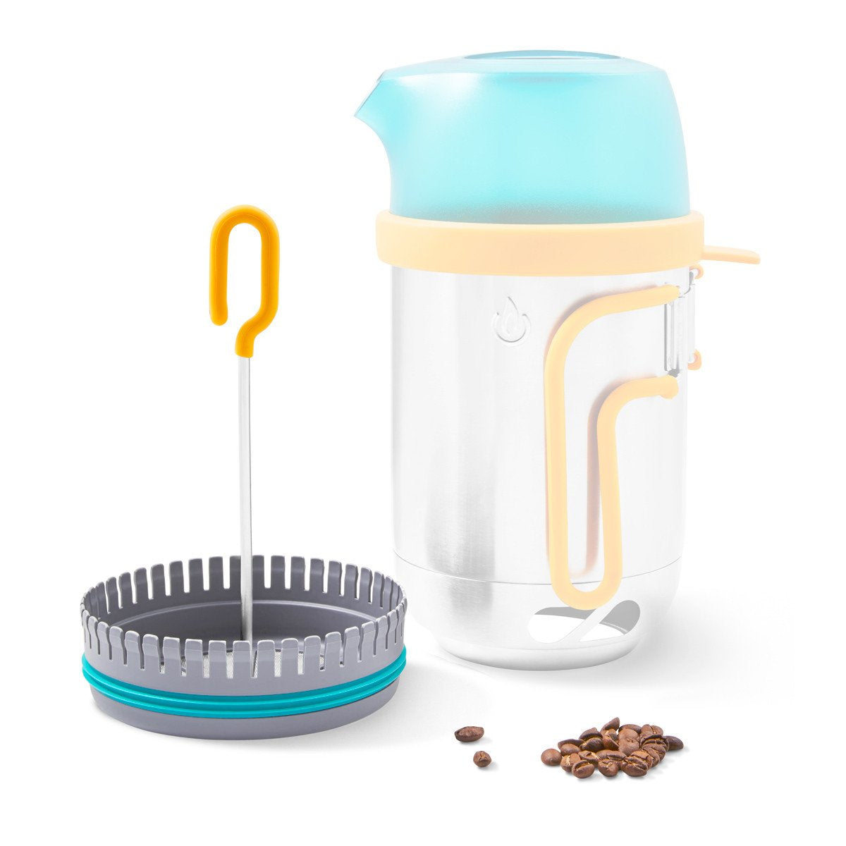 BioLite Kaffee Presse – Ø 12,5 cm, Höhe 20,0 cm – für KettlePot – Polypropylen (PP), Edelstahl