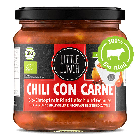 Little Lunch Bio Eintopf Chili con Carne, laktosefreie Dose – 350 ml