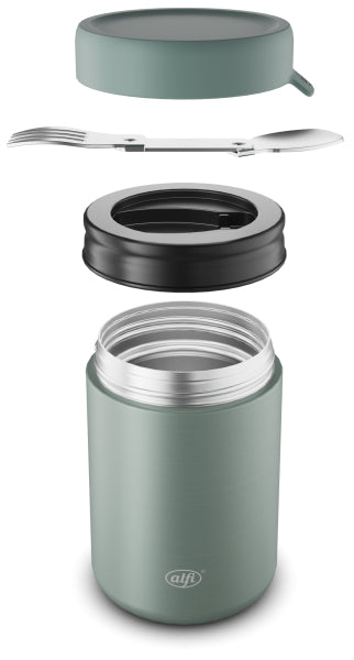 Alfi Thermobox – isoliert, luftdicht, leckdicht, bis 5 h – 0,35 l – hellgrün – Edelstahl – 1 Stk.