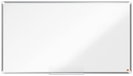 Nobo Whiteboard – 123,6 × 70,5 cm, Emaille, magnetisch, Aluminiumrahmen, Wandmontage