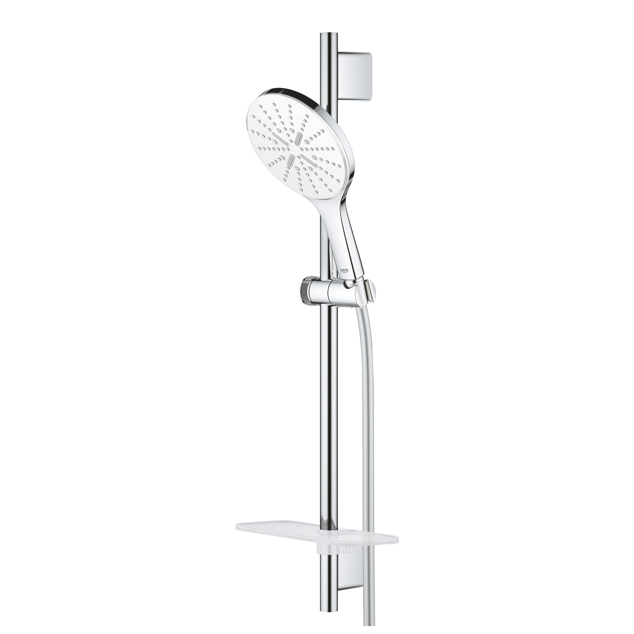 GROHE Duschset Rainshower SmartActive 150 – Ø15 cm, Messing/Chrom, 1,75 m Schlauch