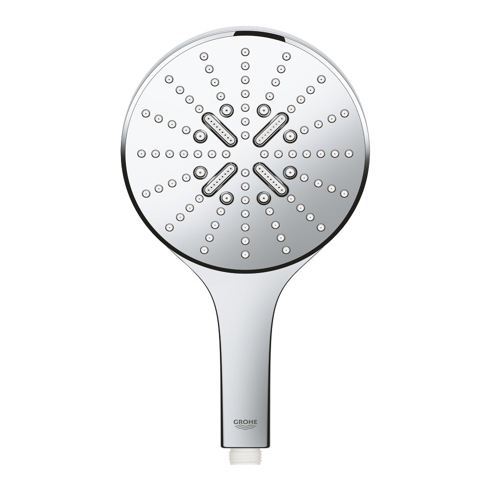 GROHE Handbrause Rainshower 150 – Ø15 cm, Edelstahl, Chrom