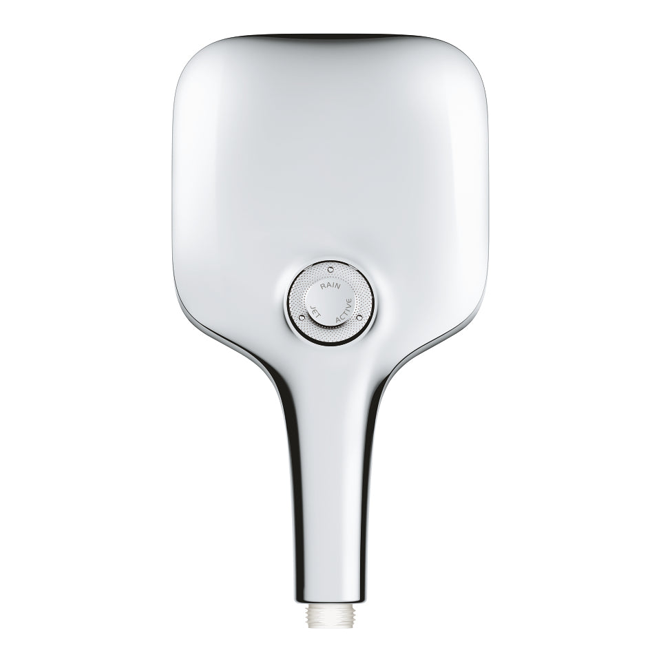 GROHE Handbrause Rainshower 130 – Kunststoff/Chrom, 9,5 l/min, 3 Strahlarten