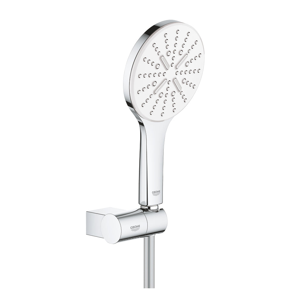 GROHE Handduschbrause RSH 130 SmartActive – 1,5 m Schlauch, Messing, Wandmontiert, Weiss