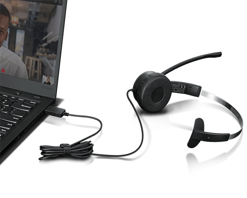 Lenovo 100 – Mono Headset – USB