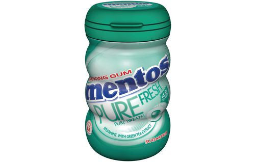 Mentos PureFresh Kaugummi – Spearmint, zuckerfrei, vegan – 90 g