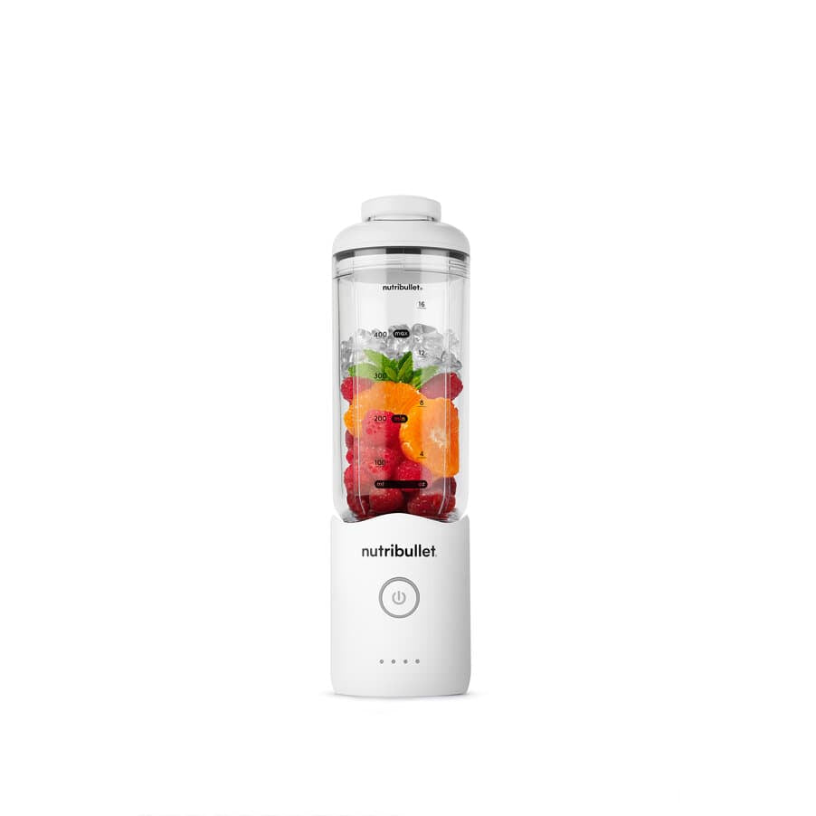 NutriBullet Smoothie-Mixer NBP013W – 0,59 l, 100 W, spülmaschinenfest – weiss