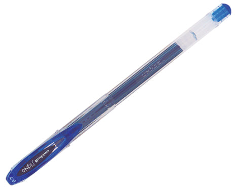 Uni-Ball Signo UM-120 Gelschreiber, Kappe – Blau, Spitze 0,7 mm, dokumentenecht, wasserfest, 1 Stk.