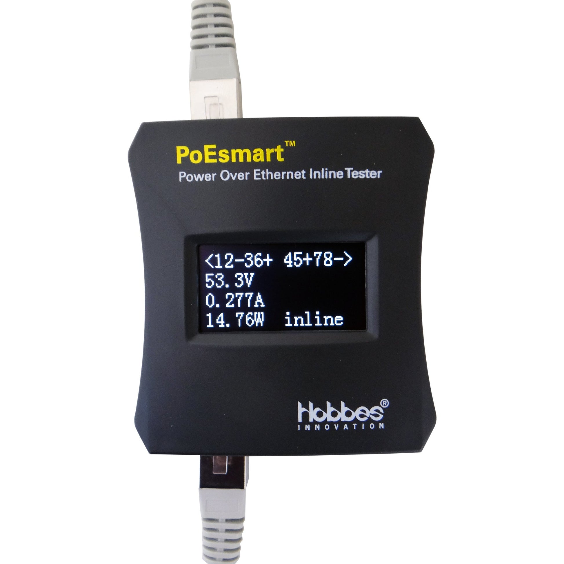 HOBBES PoEsmart – Netzwerk-Kabeltester – RJ45, PoE, OLED