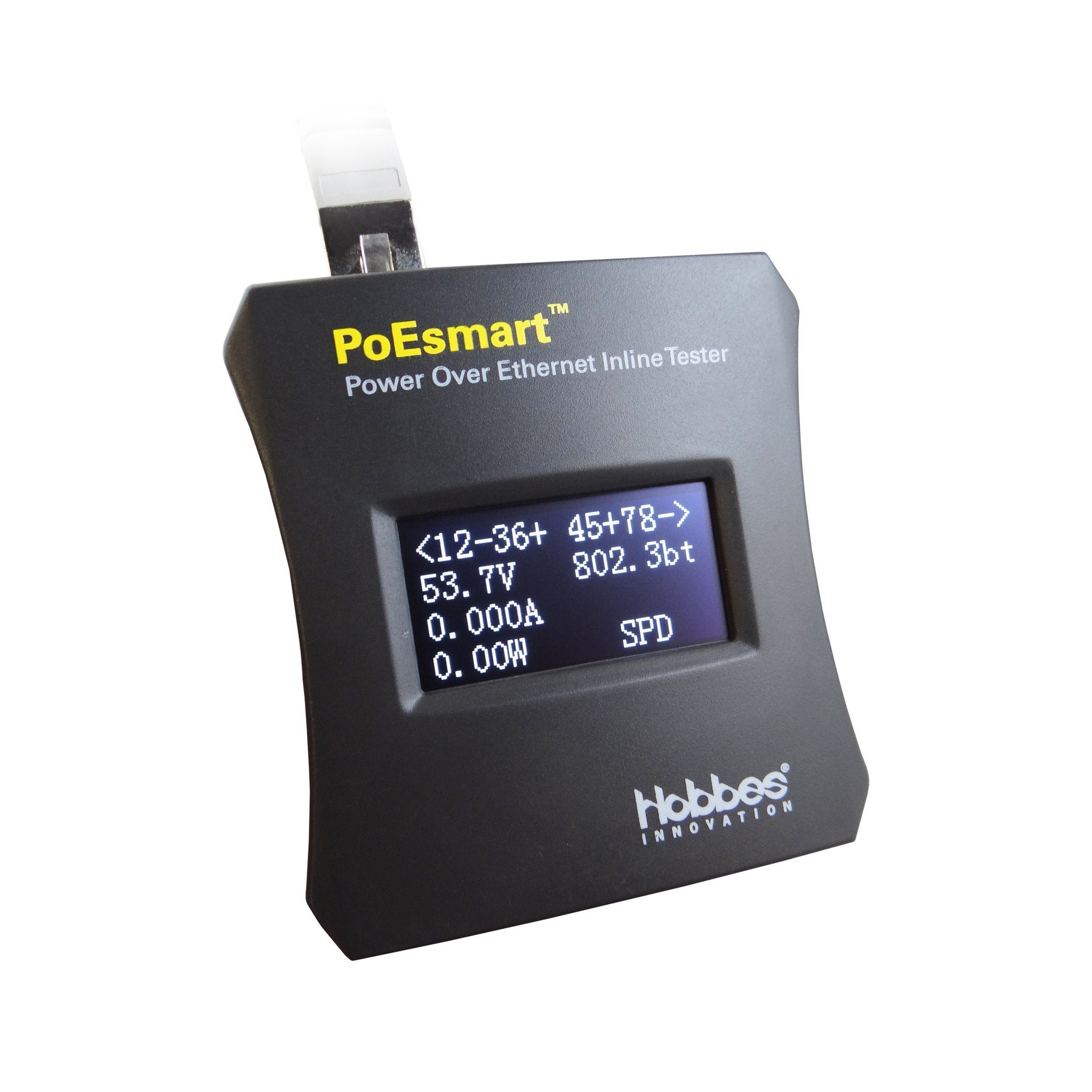 HOBBES PoEsmart – Netzwerk-Kabeltester – RJ45, PoE, OLED