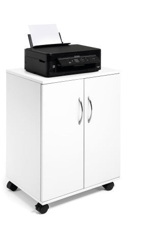 Durable Multifunktionswagen – Spanplatte, Weiss, 52,8 × 73,7 × 40 cm