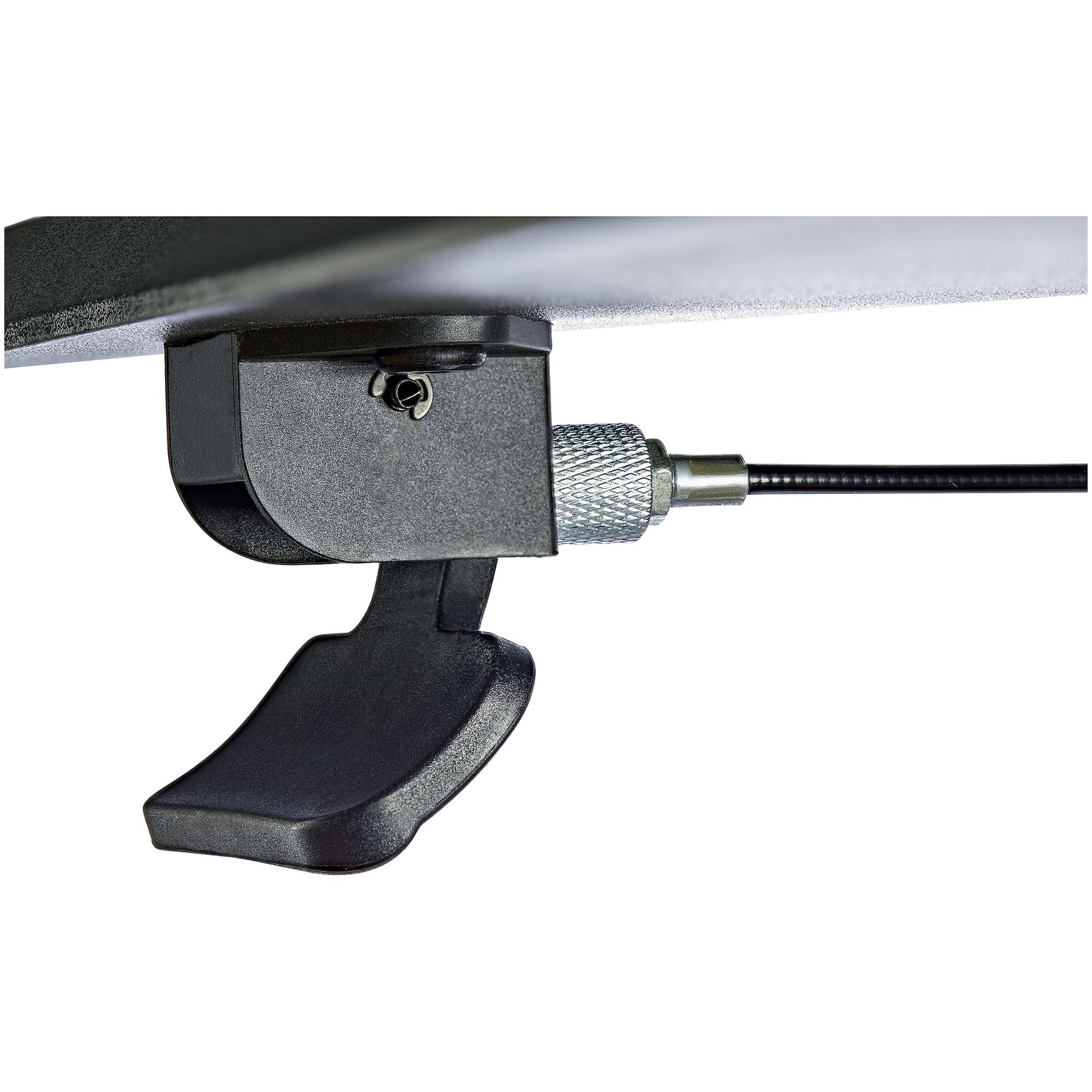 StarTech.com Mobiler Steh-Arbeitsplatz, 60 × 80 cm, höhenverstellbar 75–120 cm, 30 kg, schwarz