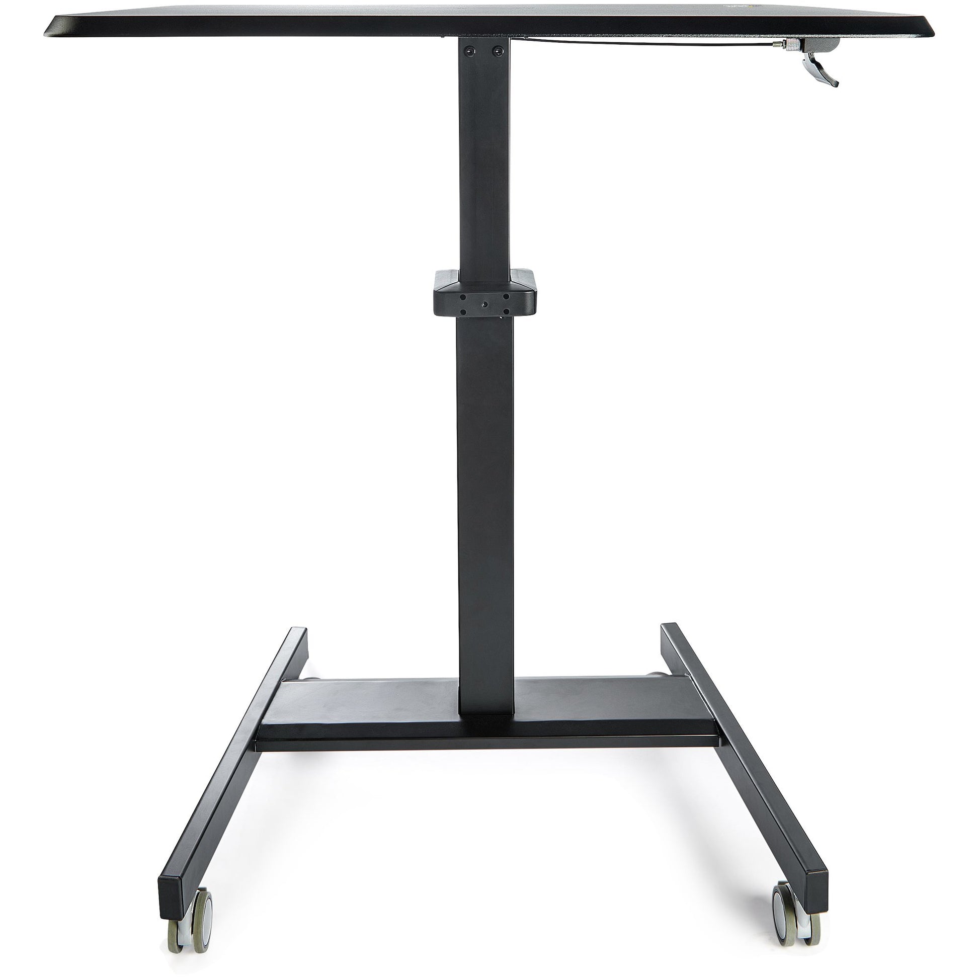 StarTech.com Mobiler Steh-Arbeitsplatz, 60 × 80 cm, höhenverstellbar 75–120 cm, 30 kg, schwarz