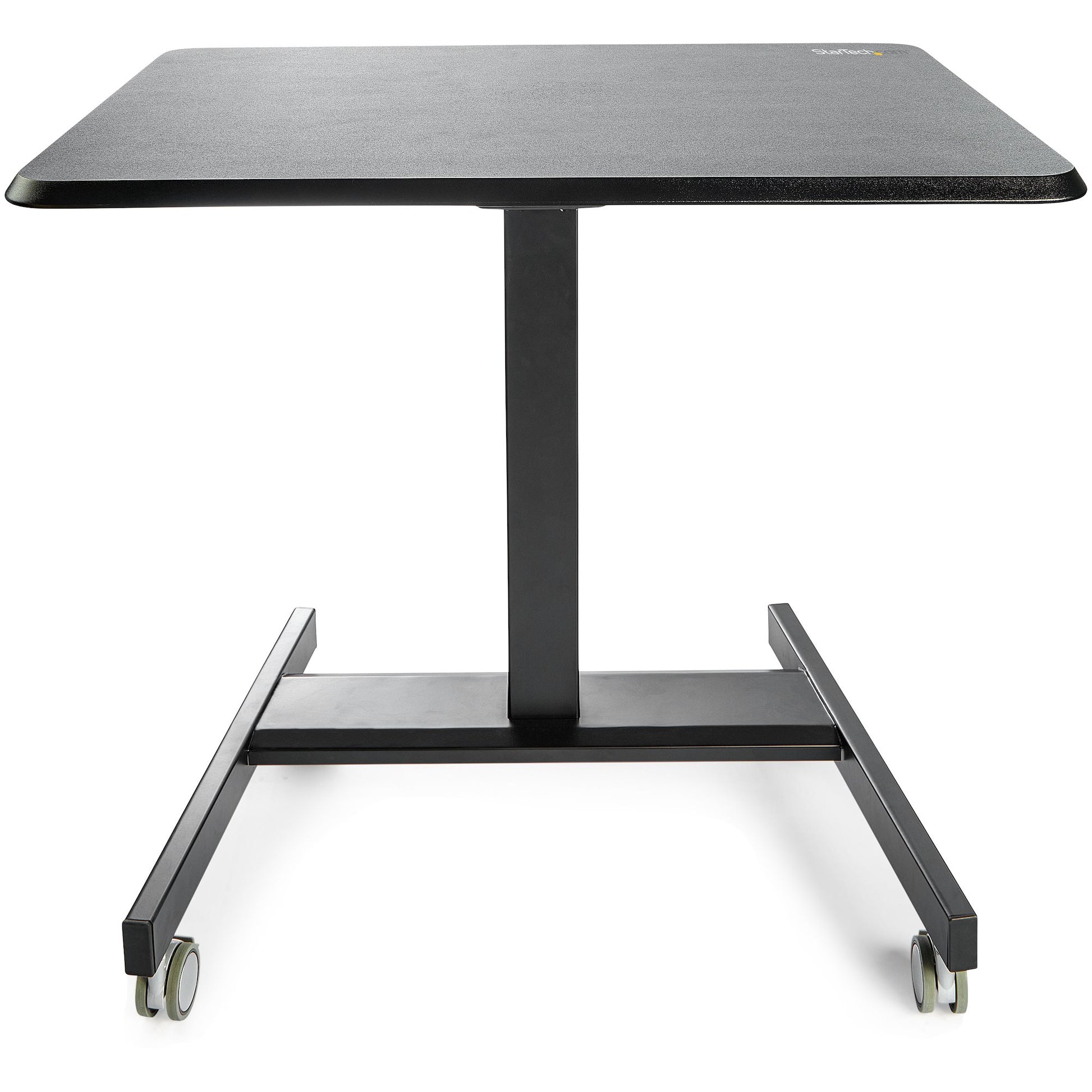StarTech.com Mobiler Steh-Arbeitsplatz, 60 × 80 cm, höhenverstellbar 75–120 cm, 30 kg, schwarz