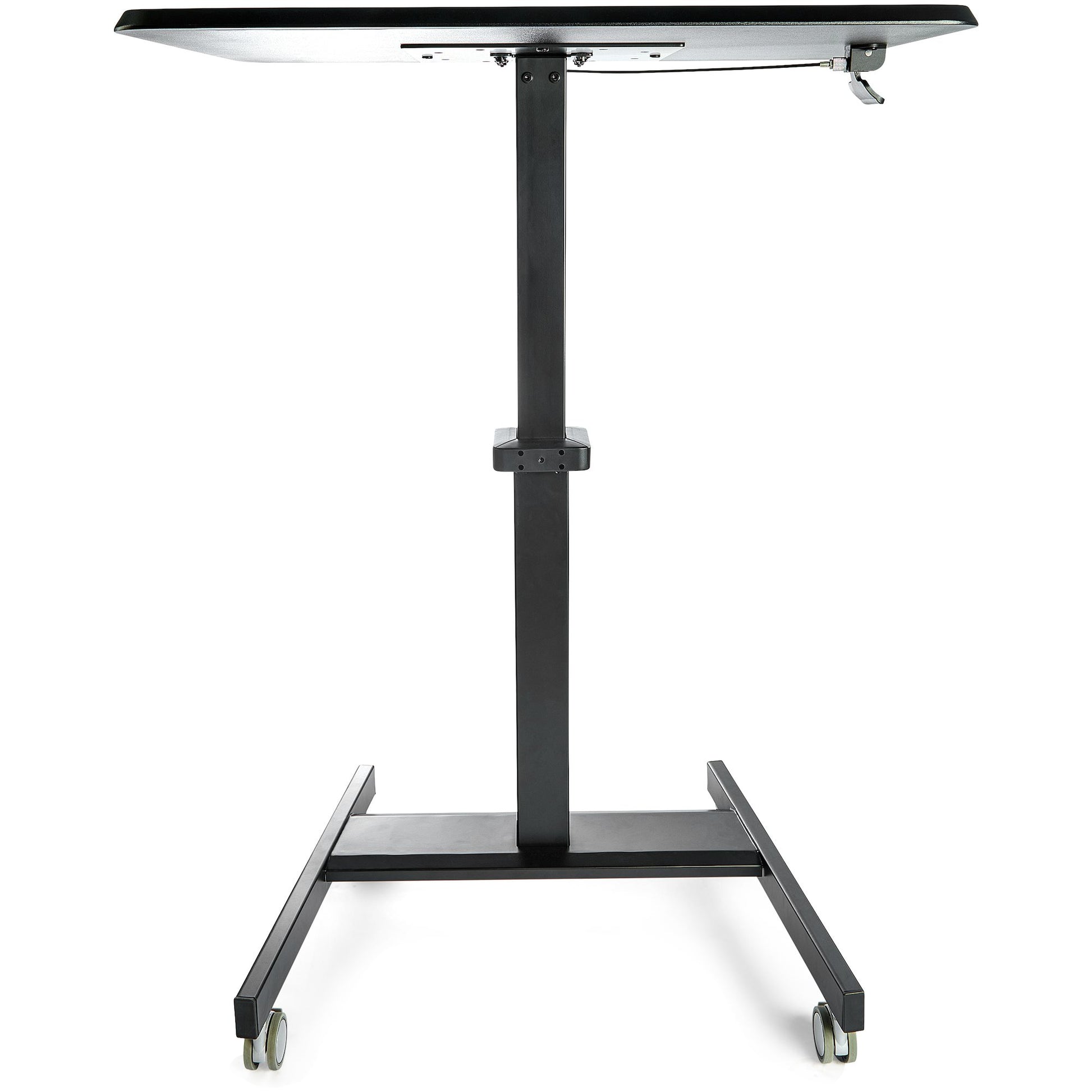 StarTech.com Mobiler Steh-Arbeitsplatz, 60 × 80 cm, höhenverstellbar 75–120 cm, 30 kg, schwarz
