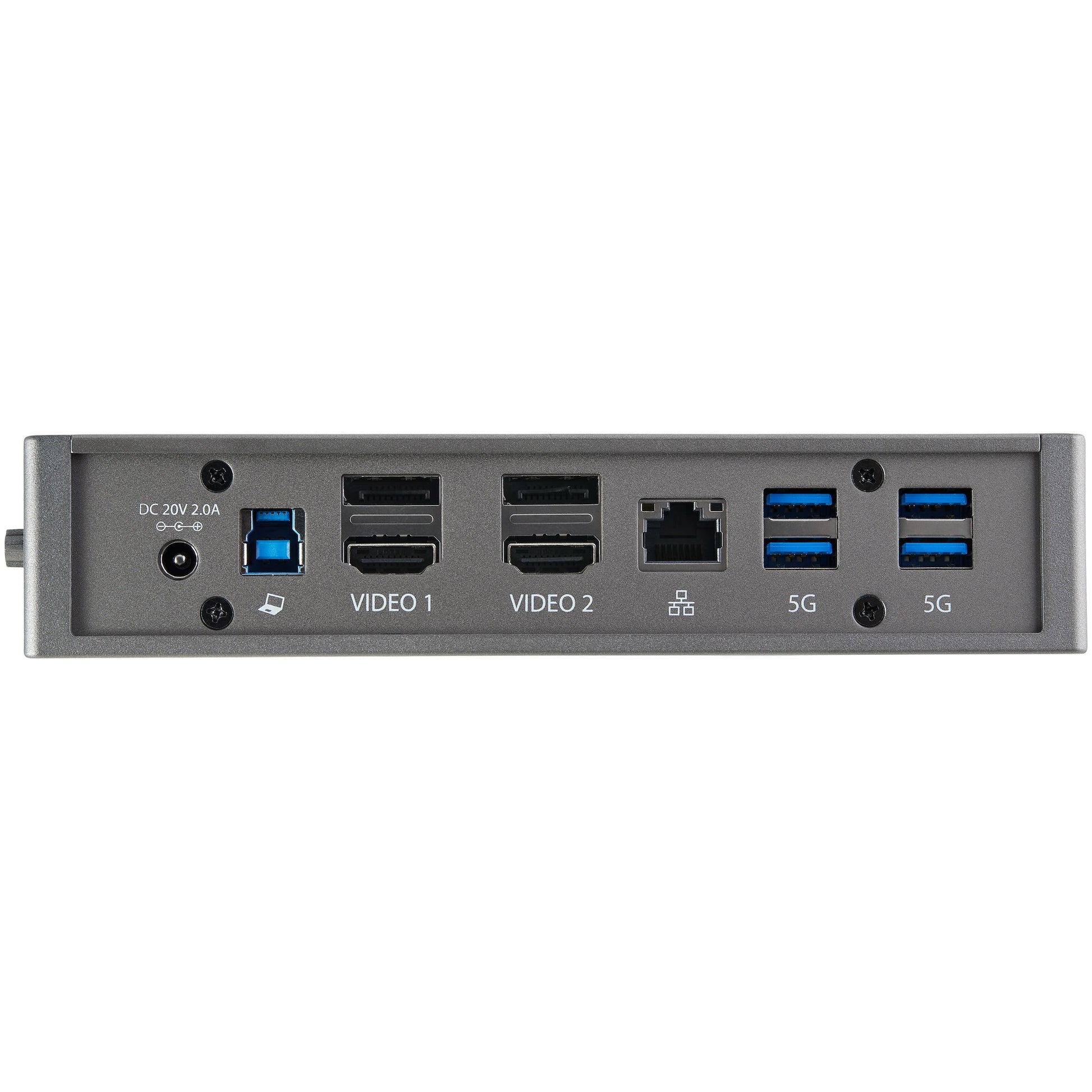 StarTech.com Dockingstation – USB-C/USB-A, 1× DP, 2× HDMI, 6× USB-A, GbE, für Windows/Mac/ChromeOS