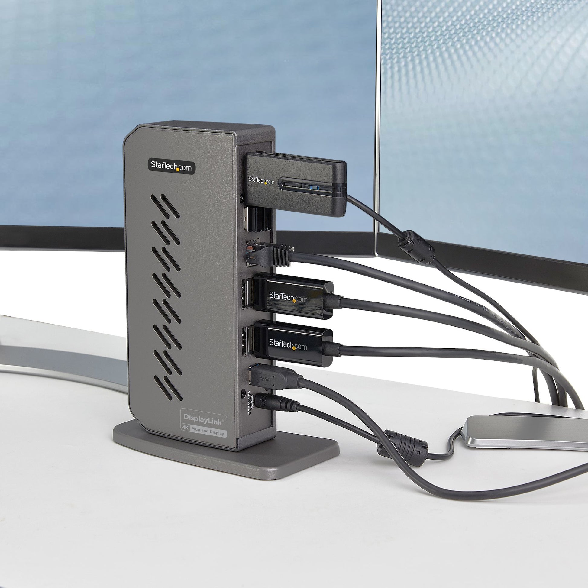 StarTech.com Dockingstation – USB-C/USB-A, 1× DP, 2× HDMI, 6× USB-A, GbE, für Windows/Mac/ChromeOS