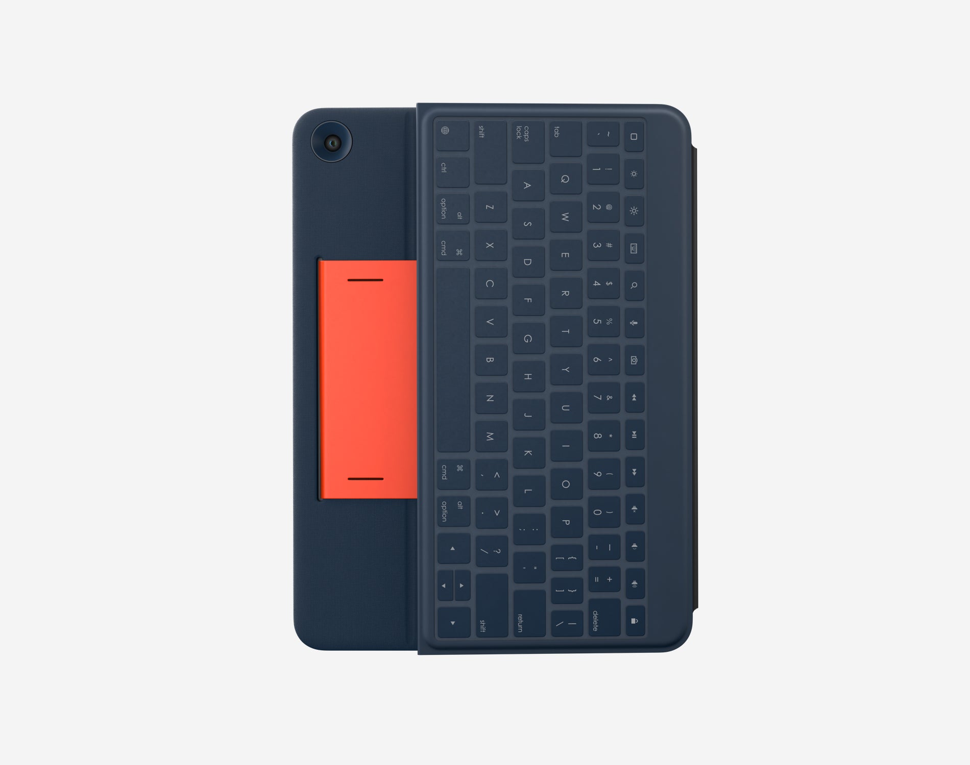 Logitech Rugged Combo 3 – iPad (7./8. Gen.), QWERTY (Nordisch), Blau