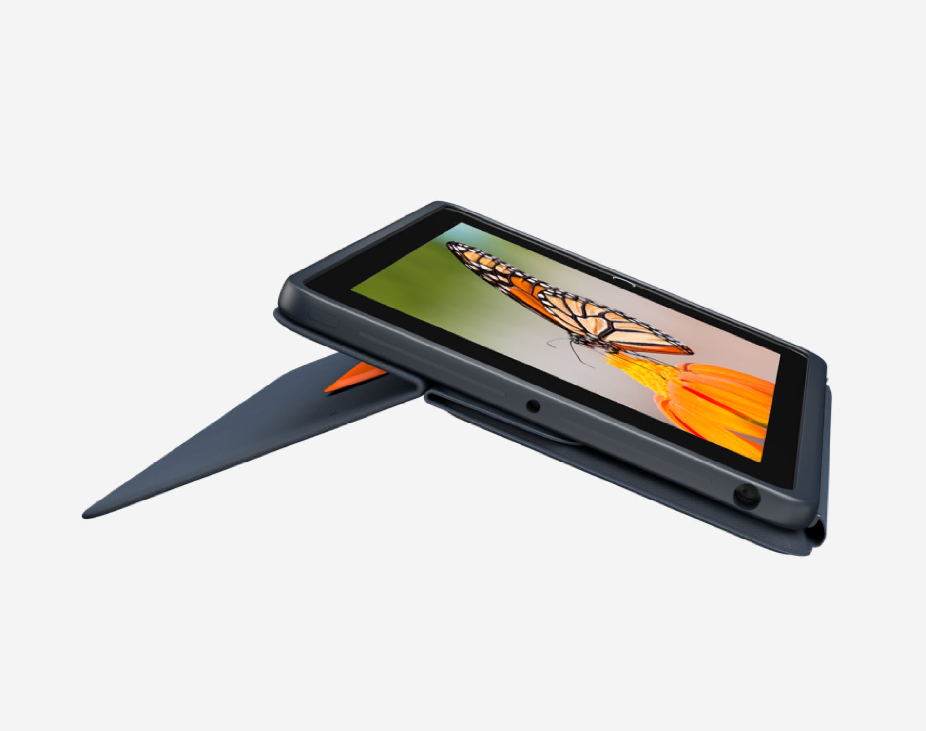 Logitech Rugged Combo 3 – iPad (7./8. Gen.), QWERTY (Nordisch), Blau
