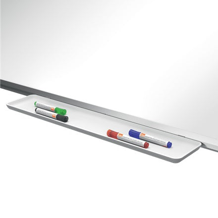 Nobo Whiteboard – 180 × 90 cm, Emaille, Aluminiumrahmen, Wandmontage, inkl. Stiftablage