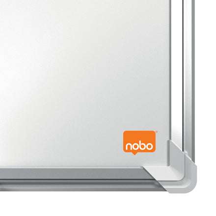 Nobo Whiteboard – 200 × 100 cm, lackierter Stahl, Alu-Rahmen, Wandmontage