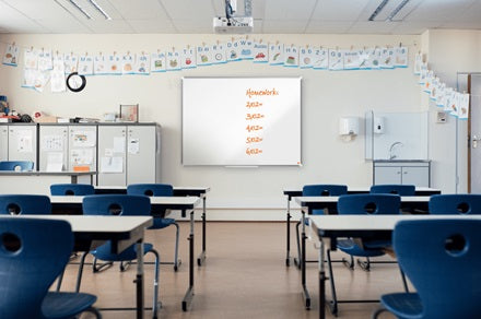 Nobo Whiteboard – 123,6 × 70,5 cm, Emaille, magnetisch, Aluminiumrahmen, Wandmontage