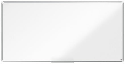 Nobo Whiteboard – 180 × 90 cm, Emaille, Aluminiumrahmen, Wandmontage, inkl. Stiftablage