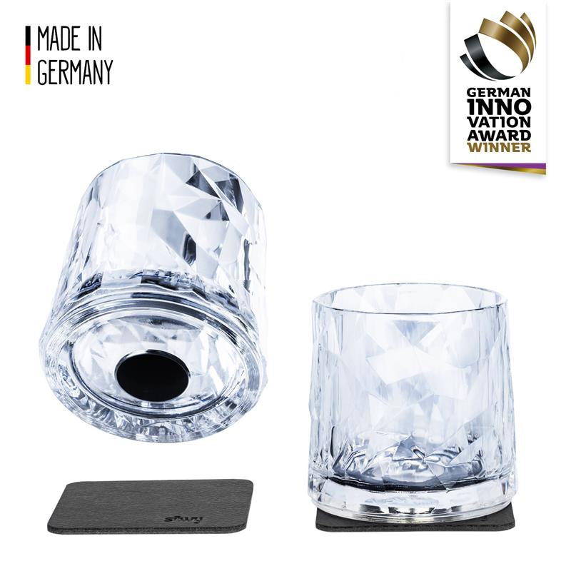 Silwy Hightech-Kunststoffgläser 2er-Set – Transparent, 250 ml