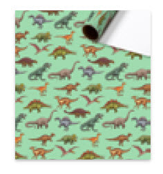 Stewo Geschenkpapier – Saurus – 80 g/m2 – 700 × 2000 mm – mehrfarbig