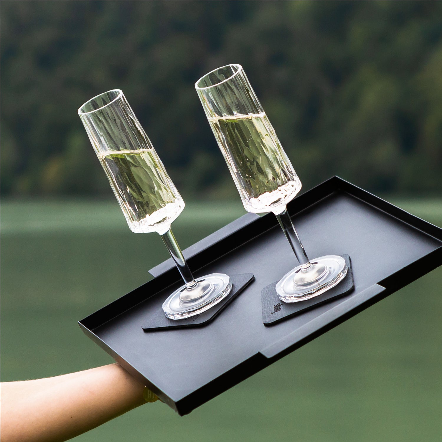 Silwy Magnet-Kunststoffgläser Sekt – Champagnerflöte, 150 ml