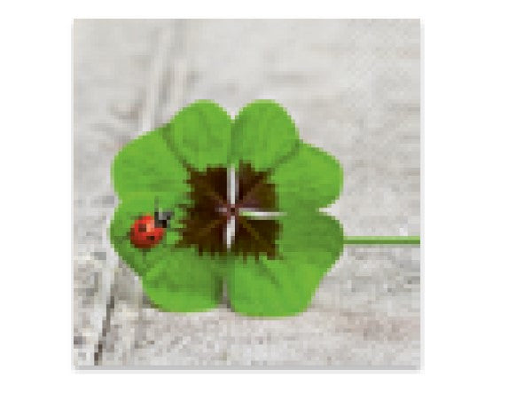 Stewo Servietten Clover – 33 × 33 cm – 3-lagig, Tissue – 20 Stk., FSC