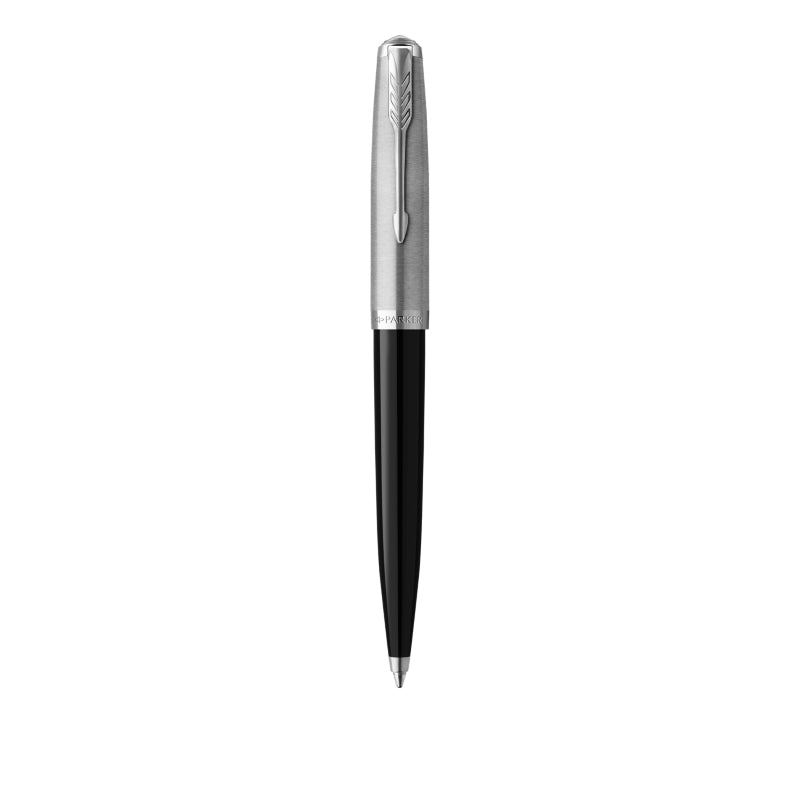 Parker 51 Kugelschreiber – Schwarz, Medium, Druck, Harz, nachfüllbar