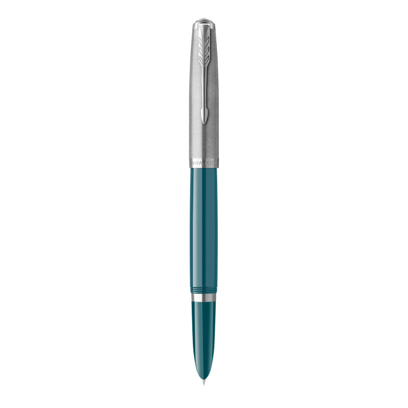 Parker 51 Teal Blue C.C. – Füllfederhalter – F – blau/palladium – Edelstahl – Geschenkbox