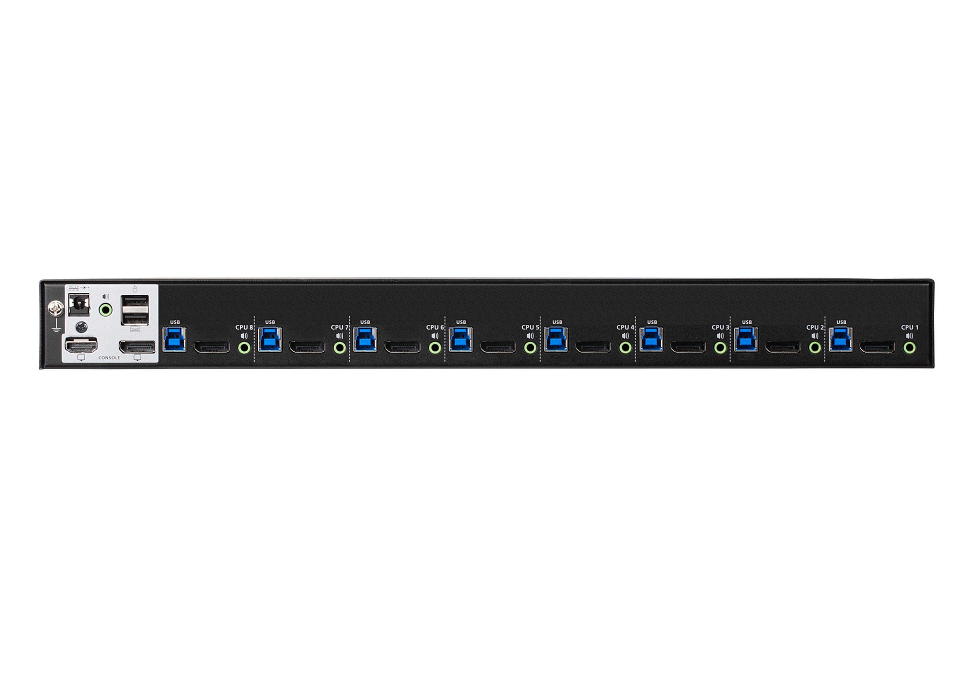 ATEN 8-Port KVM-Switch, DisplayPort/USB 3.2 Gen 1, 4K (3840 × 2160), Broadcast-Modus