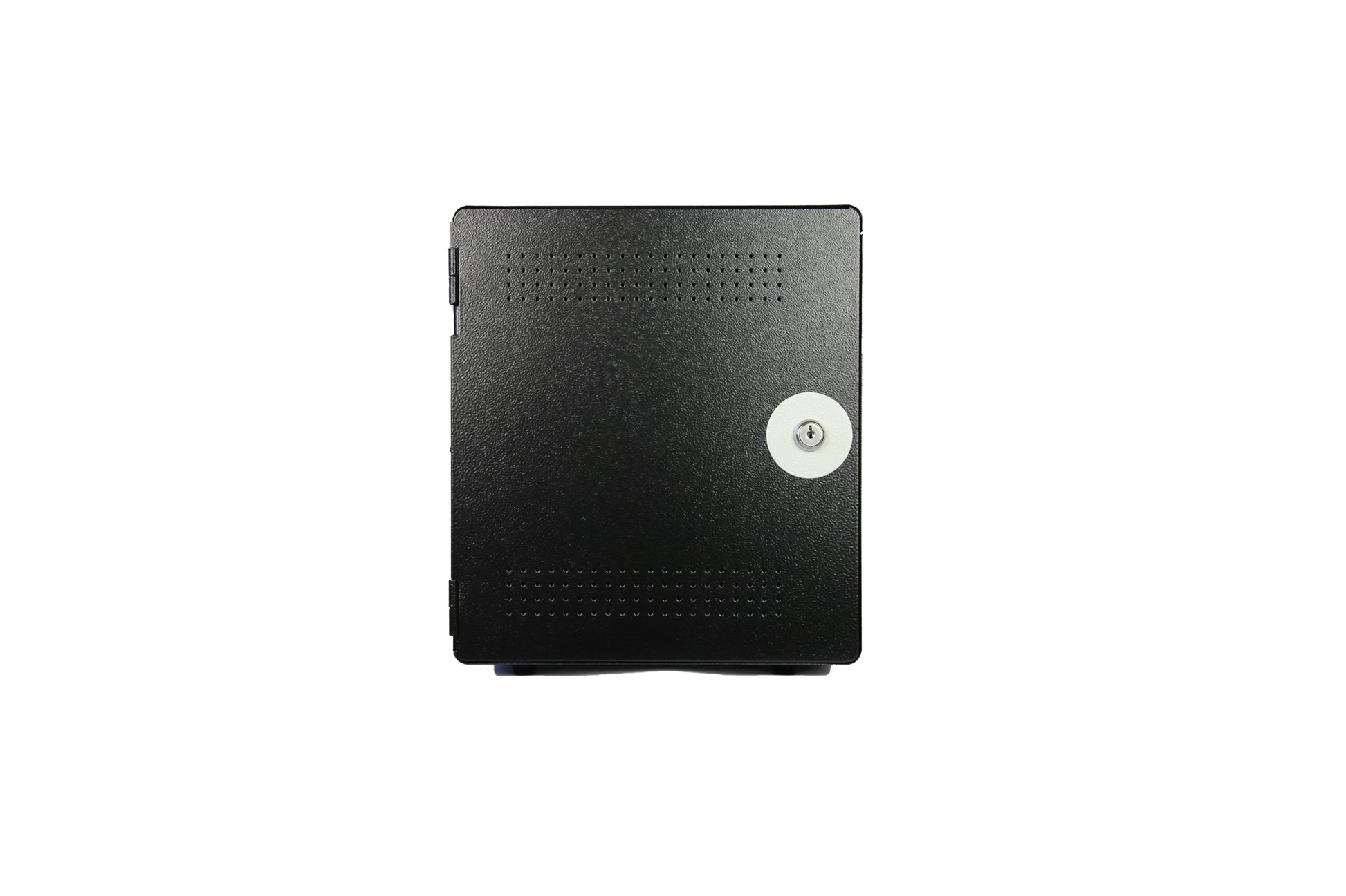 LEBA Innovation NoteBox 5 – Lade-Wandschrank für 5 Geräte, abschliessbar, 300 × 390 × 335 mm, schwarz