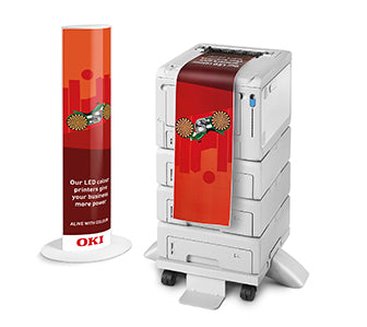 OKI C650dn – Farbe, A4, Duplex, WLAN, LAN, USB, 35 S./Min, AirPrint