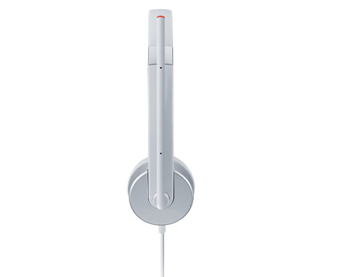 Lenovo 100 Office-Headset – Stereo, Kabel, 3,5 mm Klinke, Silber