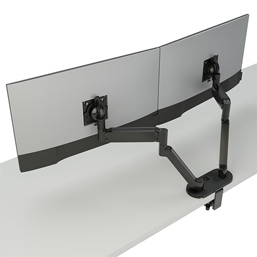 Chief DMA2B – Monitorarm Tischhalterung – Klemme/Durchführung – 2 Monitore – bis 32" – VESA 75×75/100×100 mm