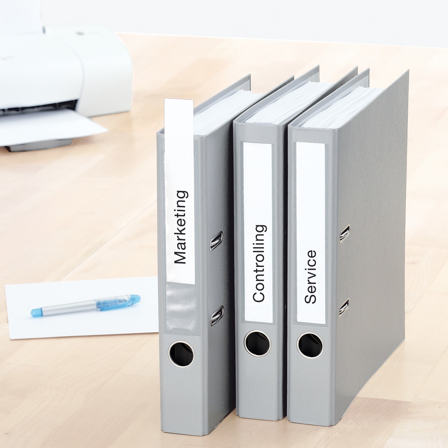 HERMA Schuletiketten – 50×146 mm, 125 Stk, 25 Bogen, Papier, nicht klebend