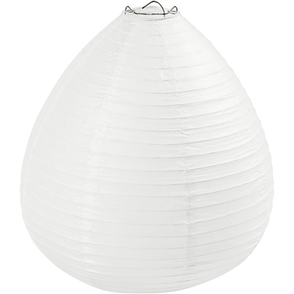 Creativ Company Papierlampion – Ø 25 × 27 cm – Papier, weiss