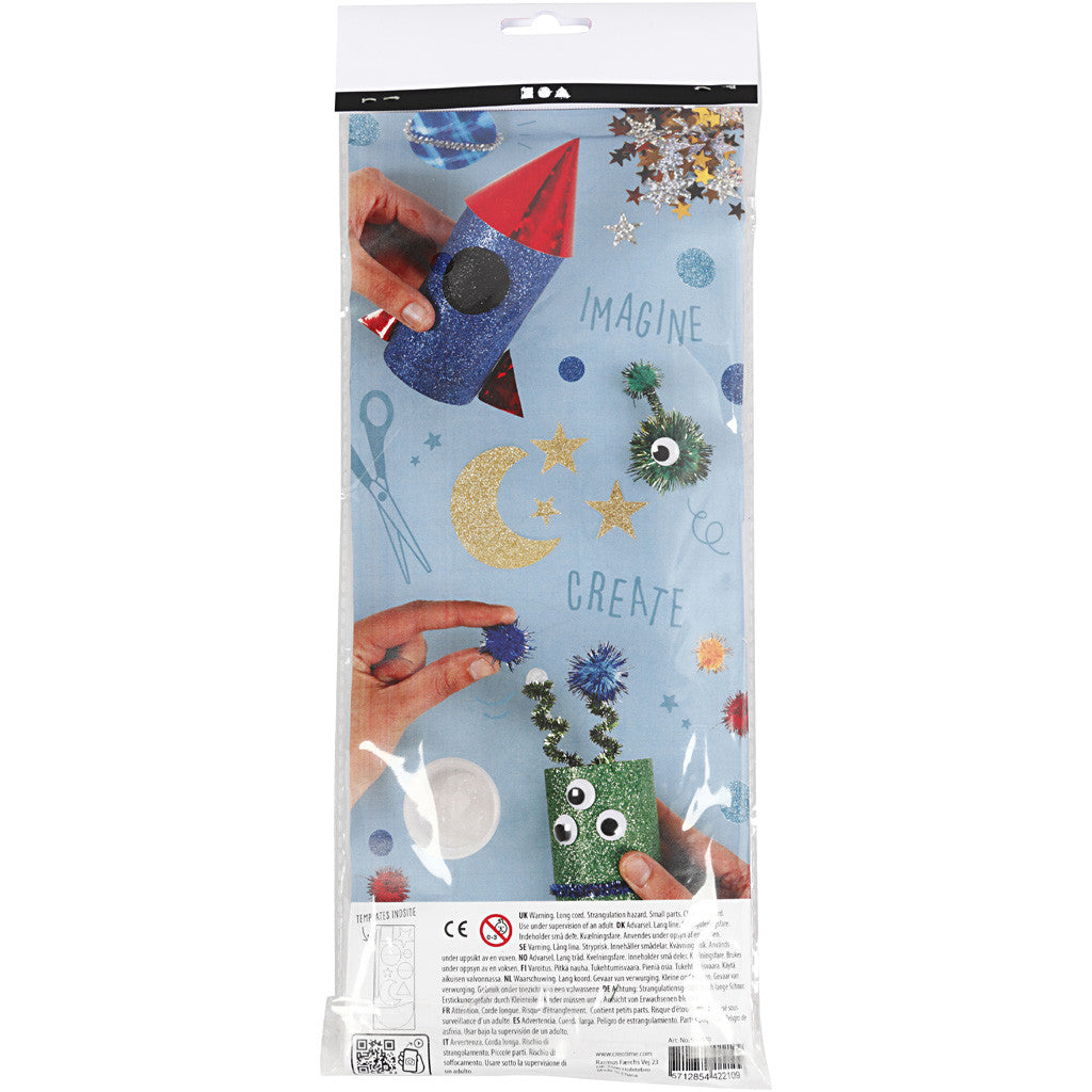 Creativ Company MIX Space – Bastelset – 9-teilig – ab 3 Jahren