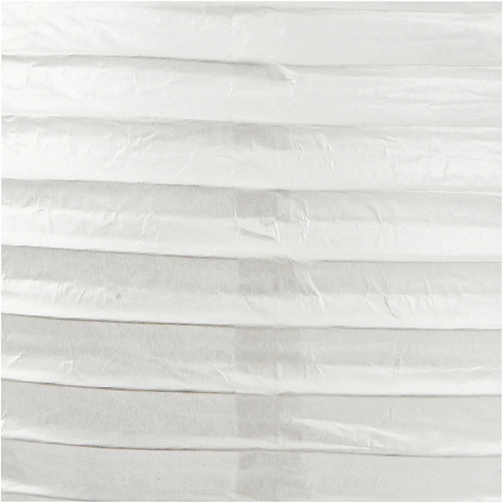 Creativ Company Papierlampion – Ø 35 cm – Papier, weiss – 1 Stück