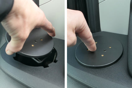 Brodit Heavy Duty ProClip – Auto-Halterung – Schraubbefestigung, Gerätebreite 132 mm, Schwarz