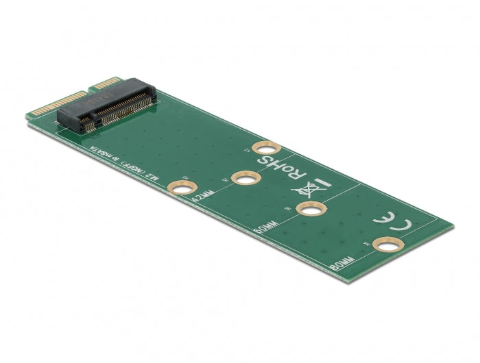DeLOCK Adapter mSATA zu M.2 Key B – mSATA Formfaktor, 30 × 95 × 4 mm